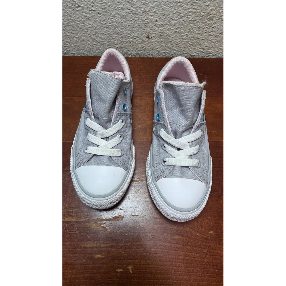 Converse All Star Madison Sneakers Girl 12 Gray Pink Low Top 665988F Casual